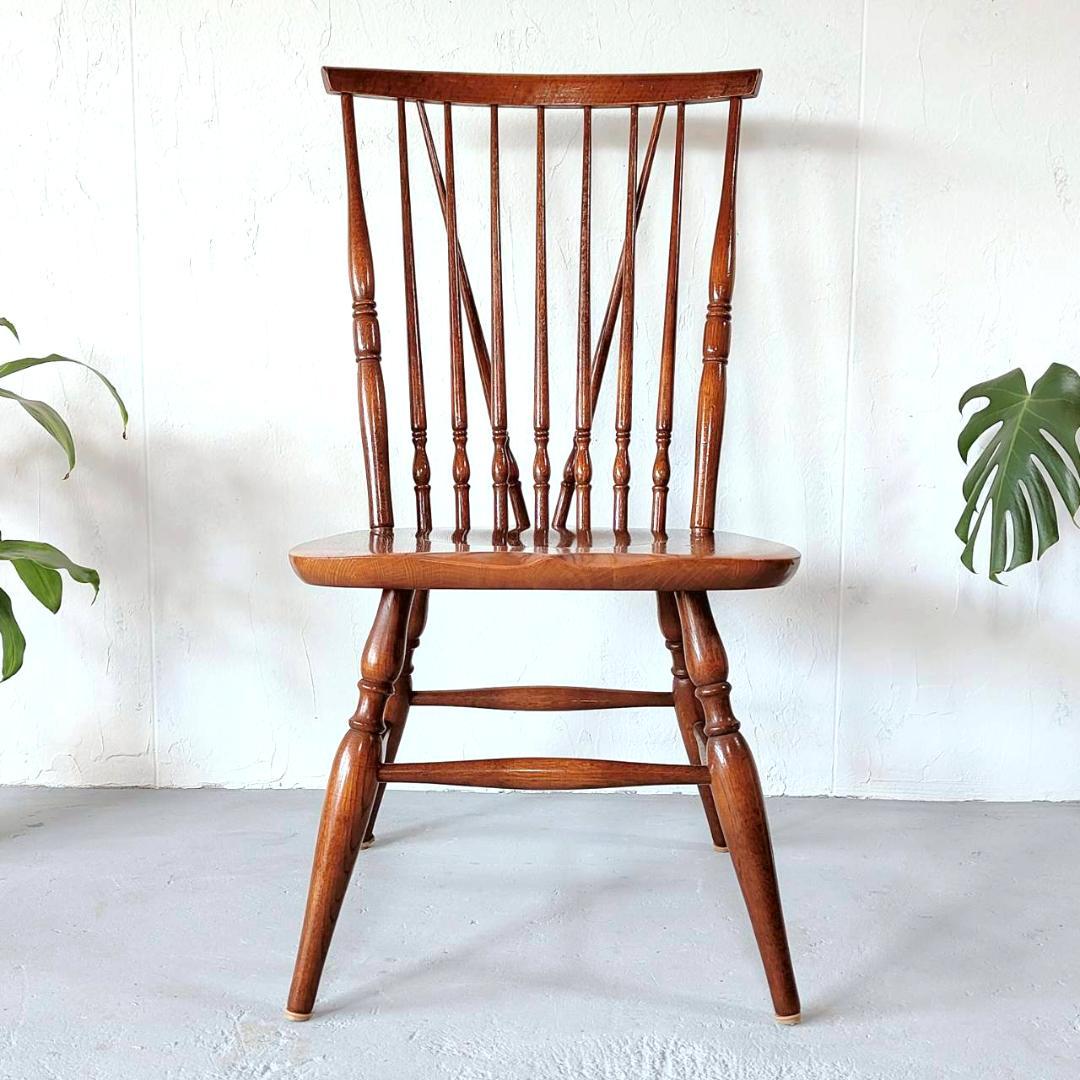 飛騨産業 ウィンザーチェア 無垢材 幅50cm 椅子