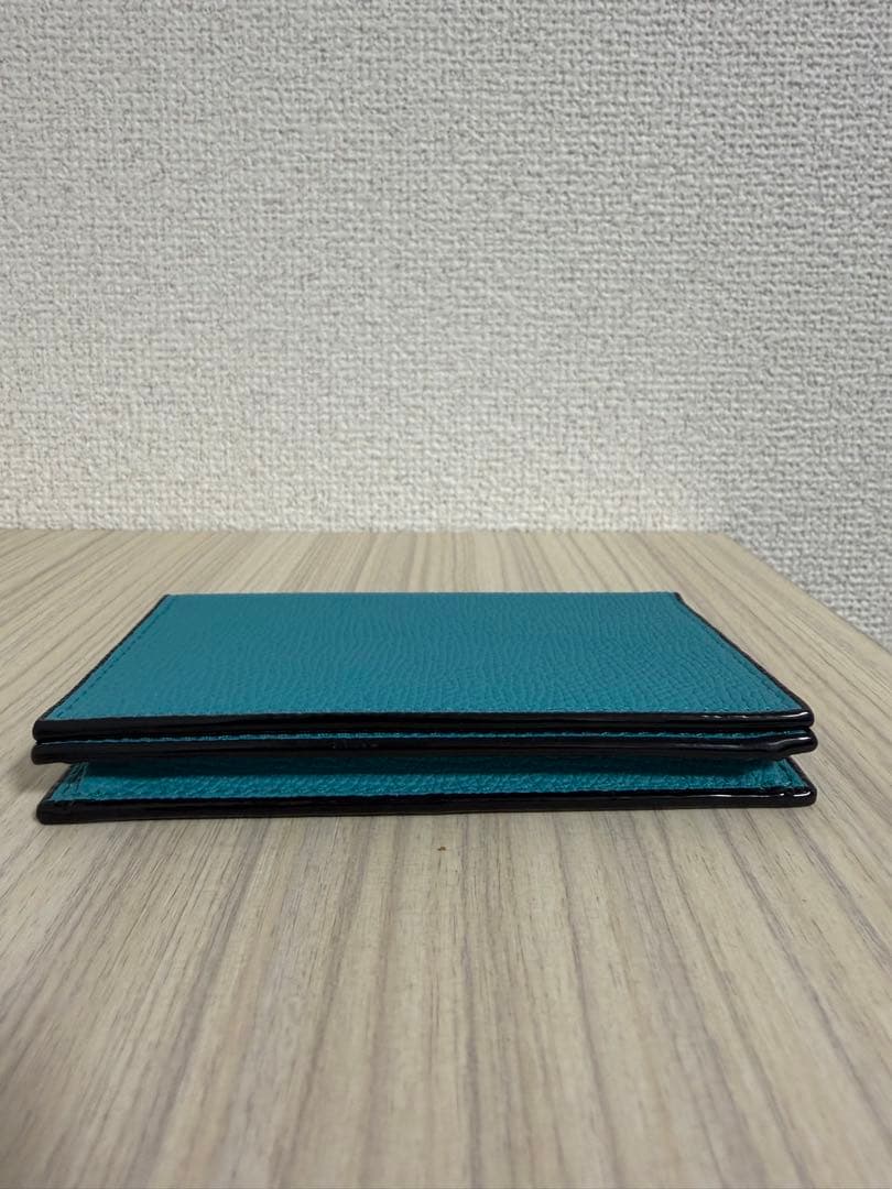 Valextra ターコイズ 名刺入れ