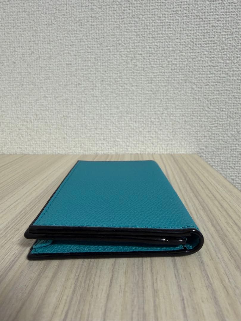Valextra ターコイズ 名刺入れ