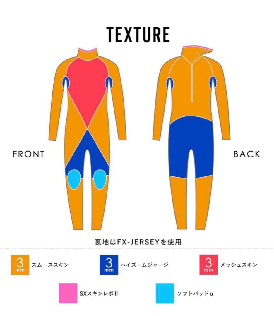 【美品】Fellow ウェットスーツ L ブラック　ラバータイプ　クラシック