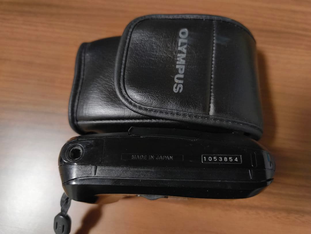 OLYMPUS μ[mju:] panorama 35mm ケース、フィルム付き