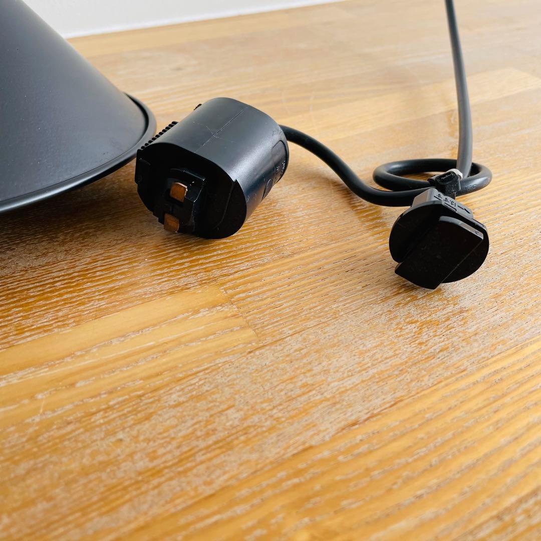 【美品】インダストリアル ペンダントライト 黒×真鍮調 直径22cm