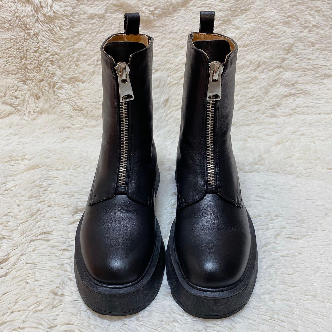 美品✨箱付き　REMME レメ　センタージップショートブーツ　厚底　2024年