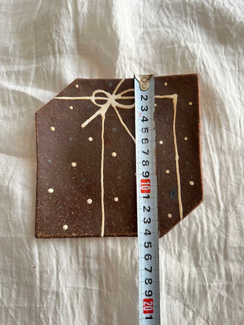 岡崎順子　プレゼント皿とカトラリー2個付き　未使用　入手困難