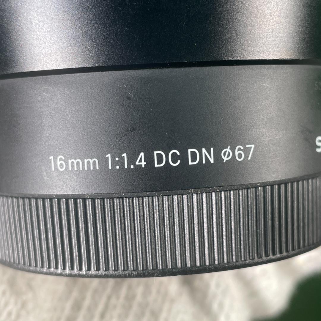 SIGMA カメラ レンズ フィルター セット 16mm F1.4 DC DN