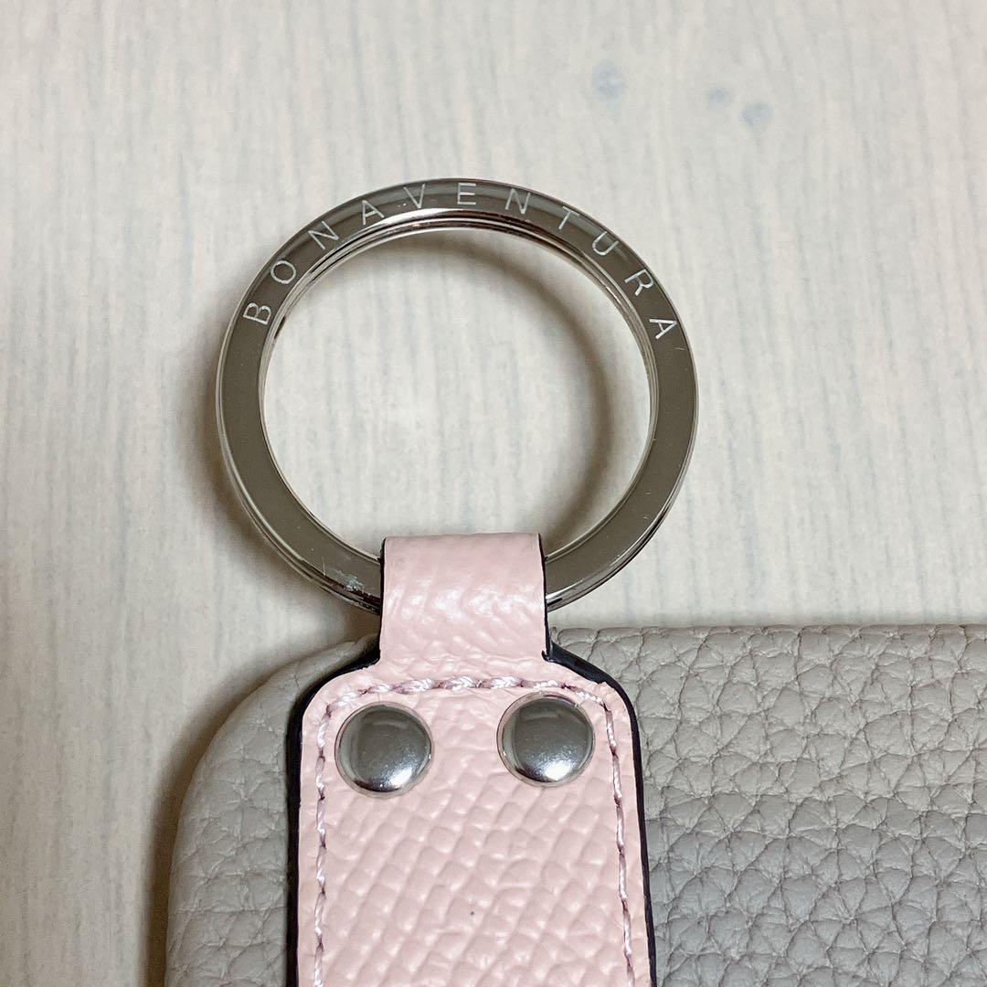 BONAVENTURA iPhone16 レザー ハンドル付き グレージュ