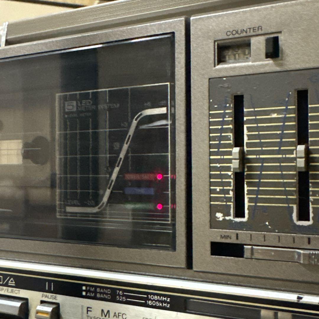 National RX-C45 分離型ラジカセ FM/AMラジオOK昭和レトロ