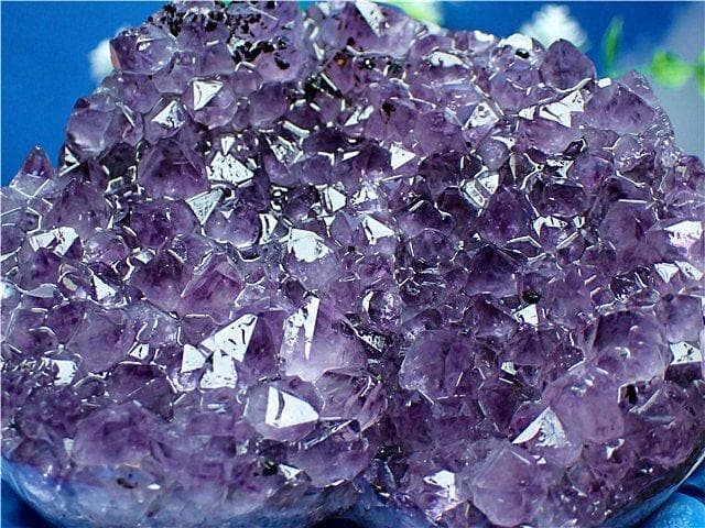 AAA級家庭円満◆天然ハート型アメジスト原石B89G3/168G20D