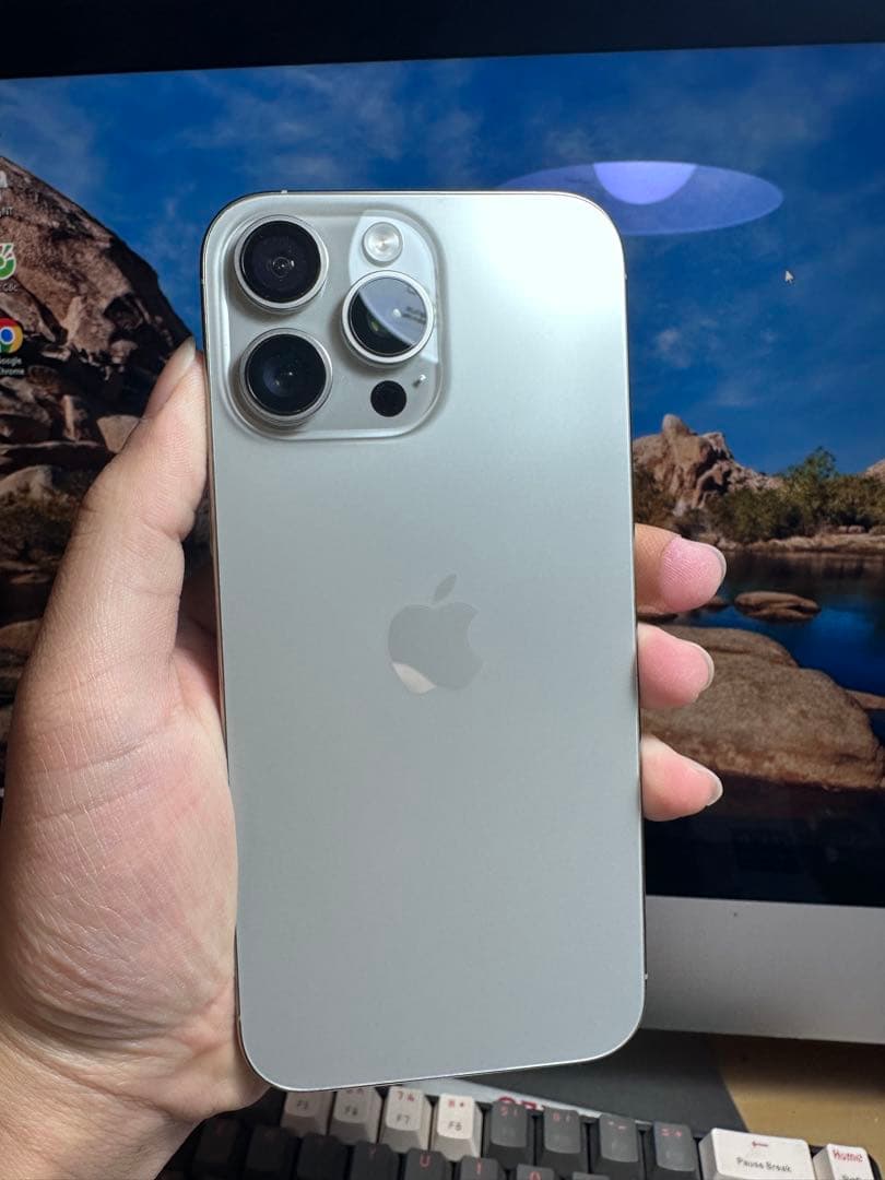 Apple iPhone 16 pro max シルバー 本体　(商品ジャック)