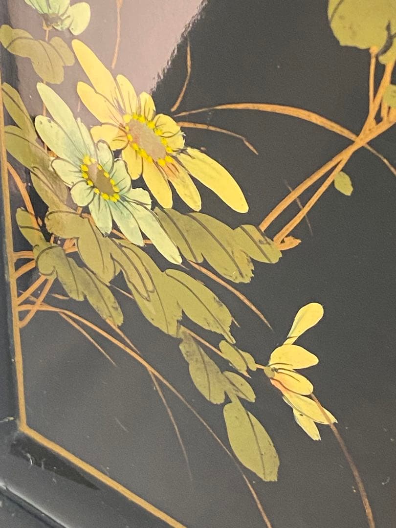 2692❣️ 中国家具 チェスト　花鳥図　引き出し