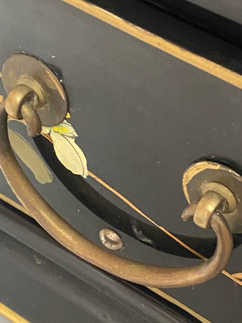 2692❣️ 中国家具 チェスト　花鳥図　引き出し