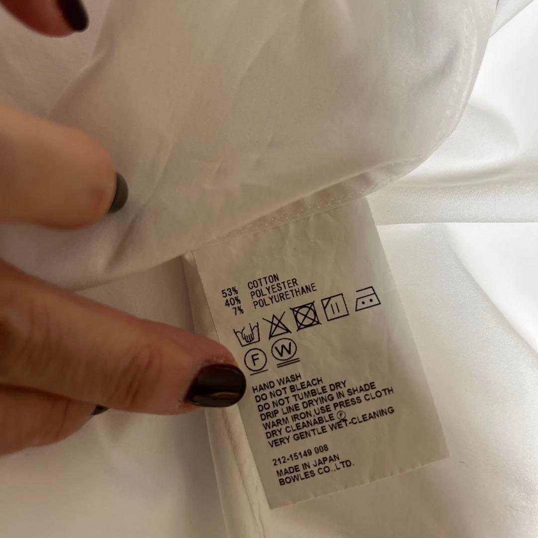 【美品】HYKE ハイク　ギャザーブラウス　ホワイト　サイズ1