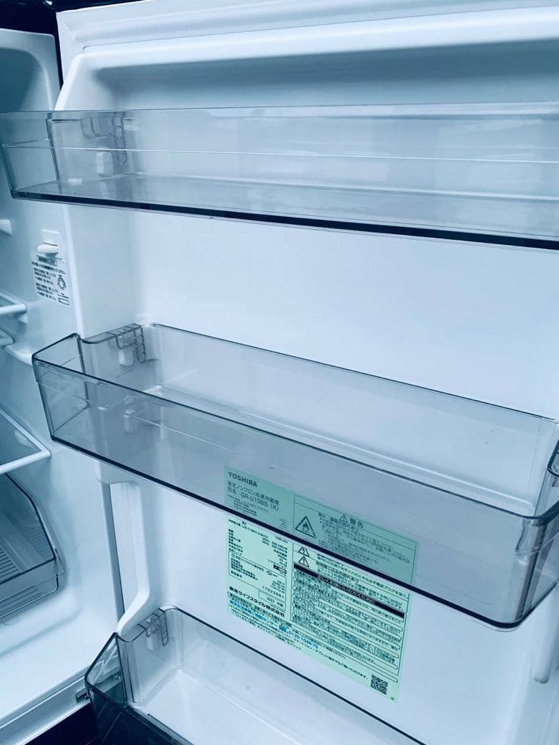 ✅TOSHIBA冷凍冷蔵庫✅ ✅GR-U15BS✅送料設置無料