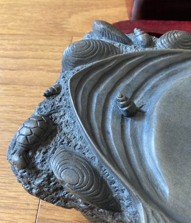 古い硯　木箱入り