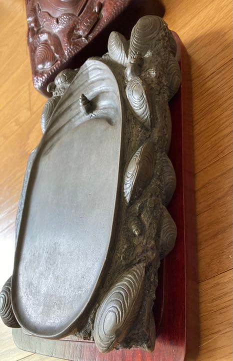 古い硯　木箱入り