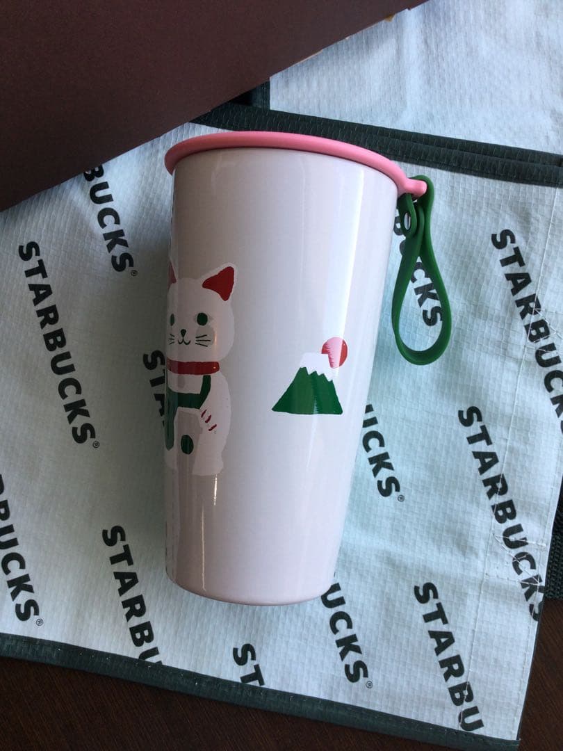 【新品】スターバックス ＊タンブラー＊招き猫＊&エコバッグ