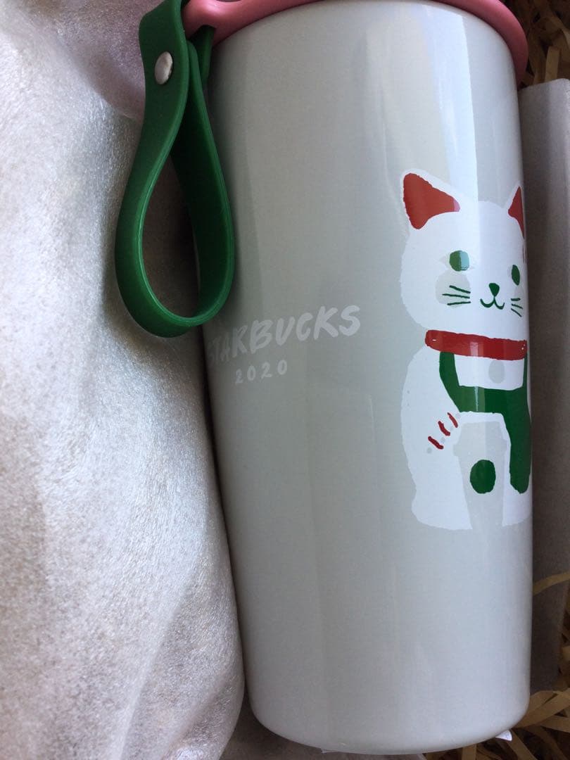 【新品】スターバックス ＊タンブラー＊招き猫＊&エコバッグ