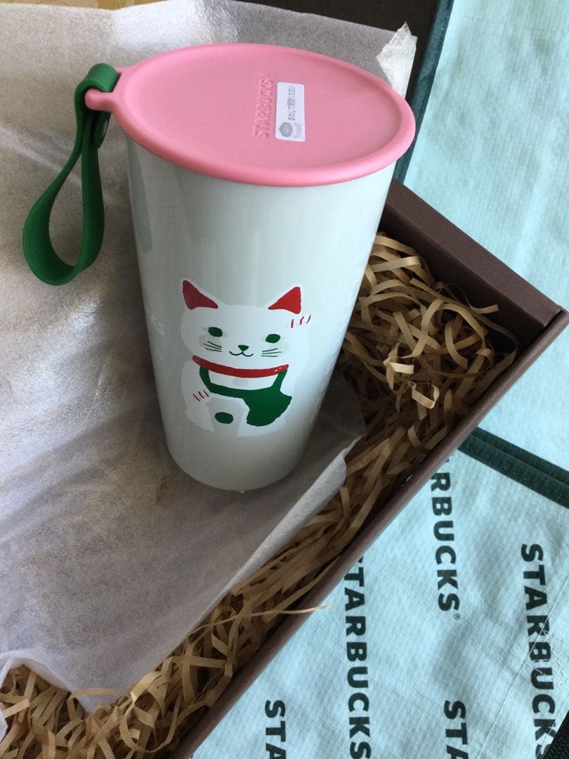 【新品】スターバックス ＊タンブラー＊招き猫＊&エコバッグ