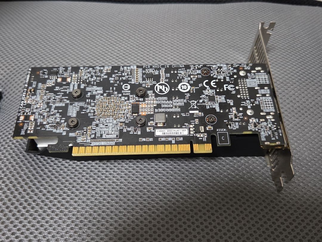 GeForce GTX1650 OC ロープロファイル 4G