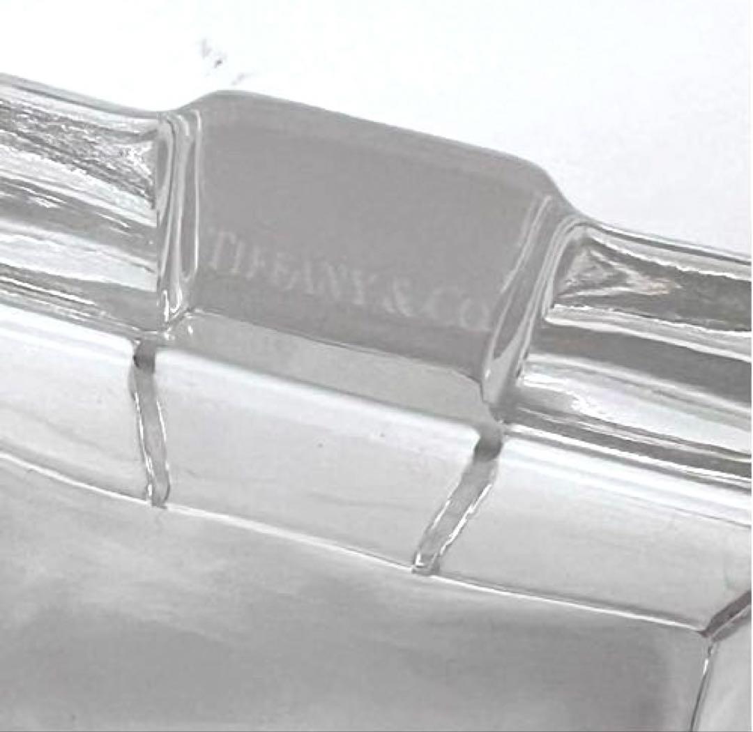 □美品　ティファニー　クリスタル ジュエリーボックス 小物入れ　キャンディBOX
