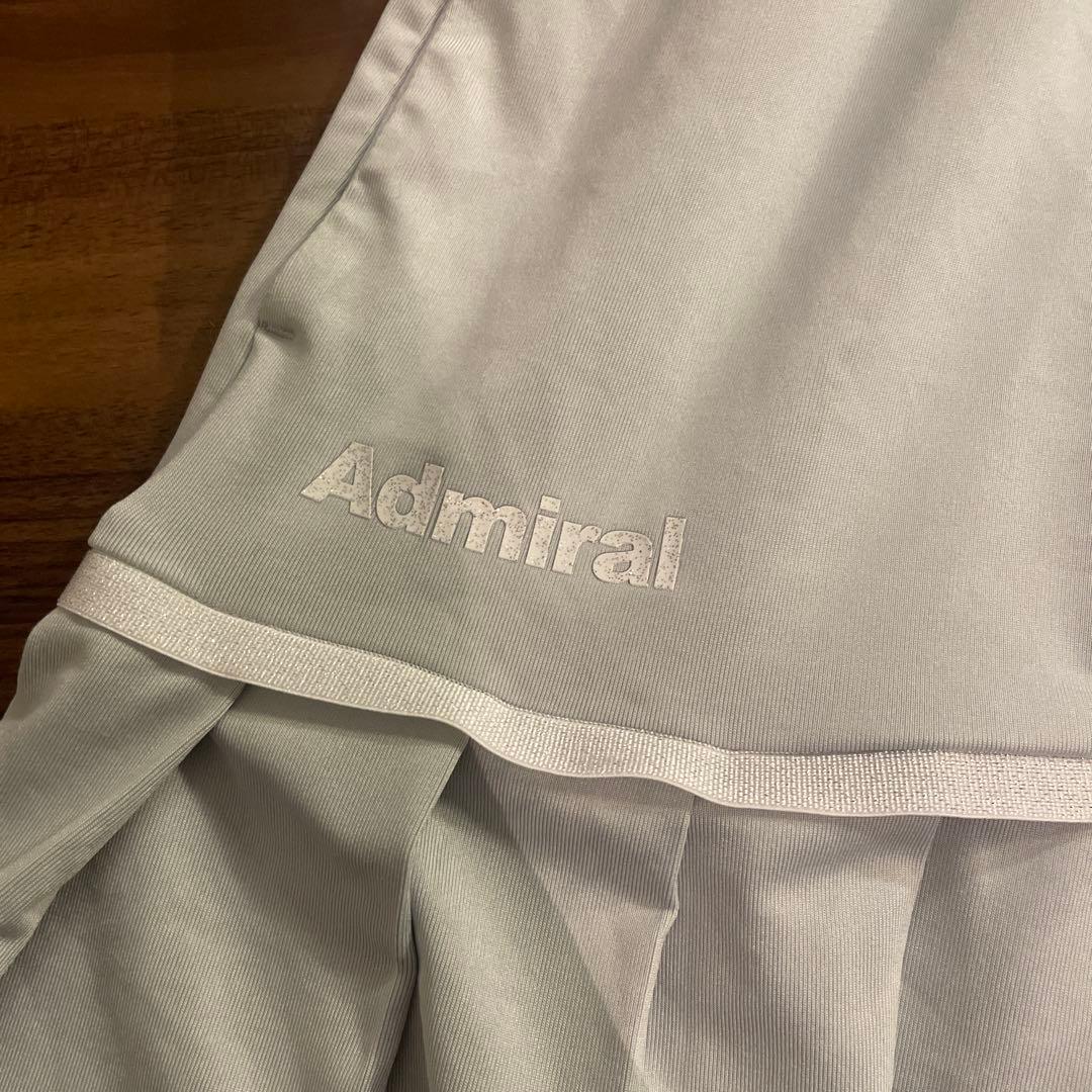 Admiral プリーツスコート　Mサイズ ライトグレー
