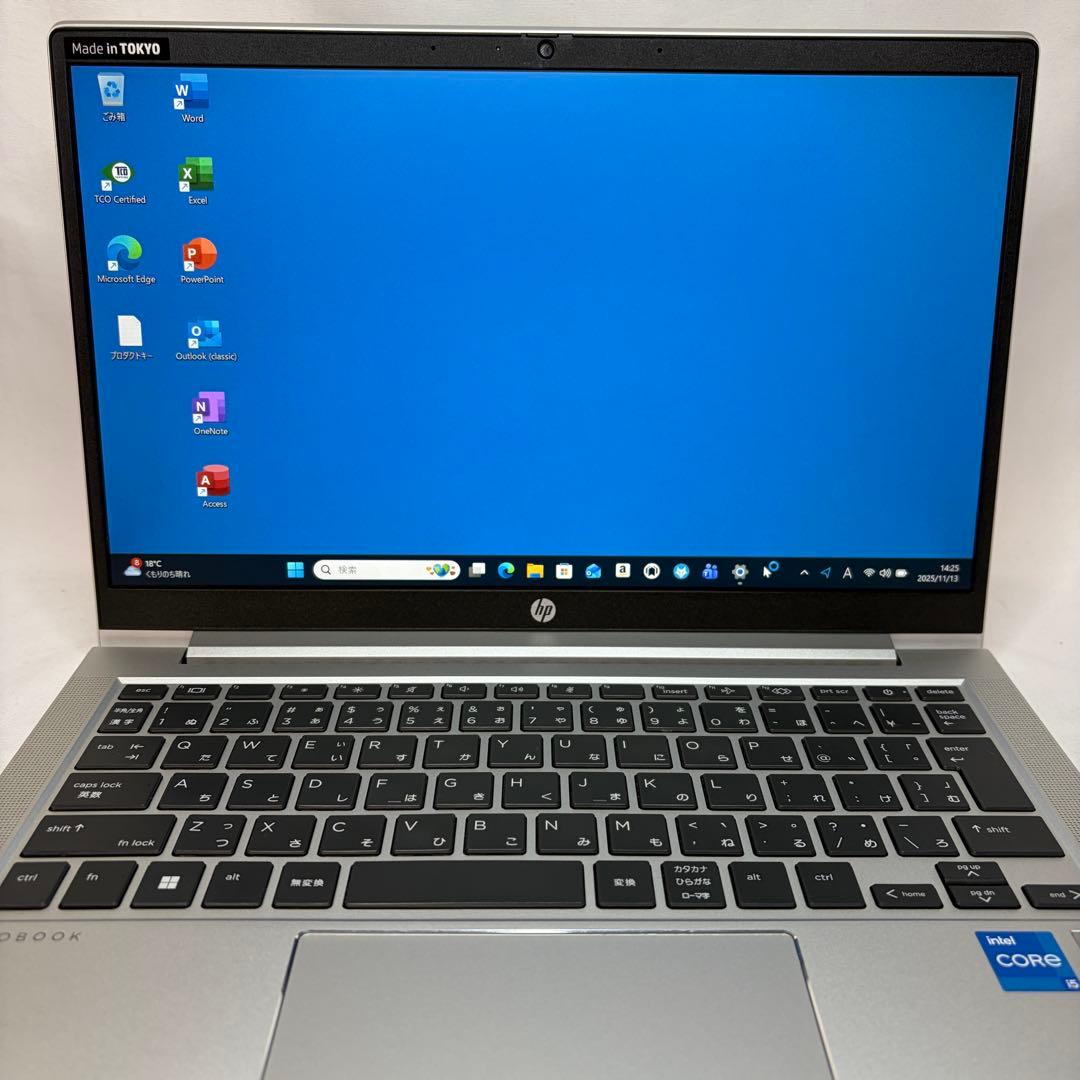 準美品 PROBOOK 430 G8 11世代 i5 16GB FHD オフィス