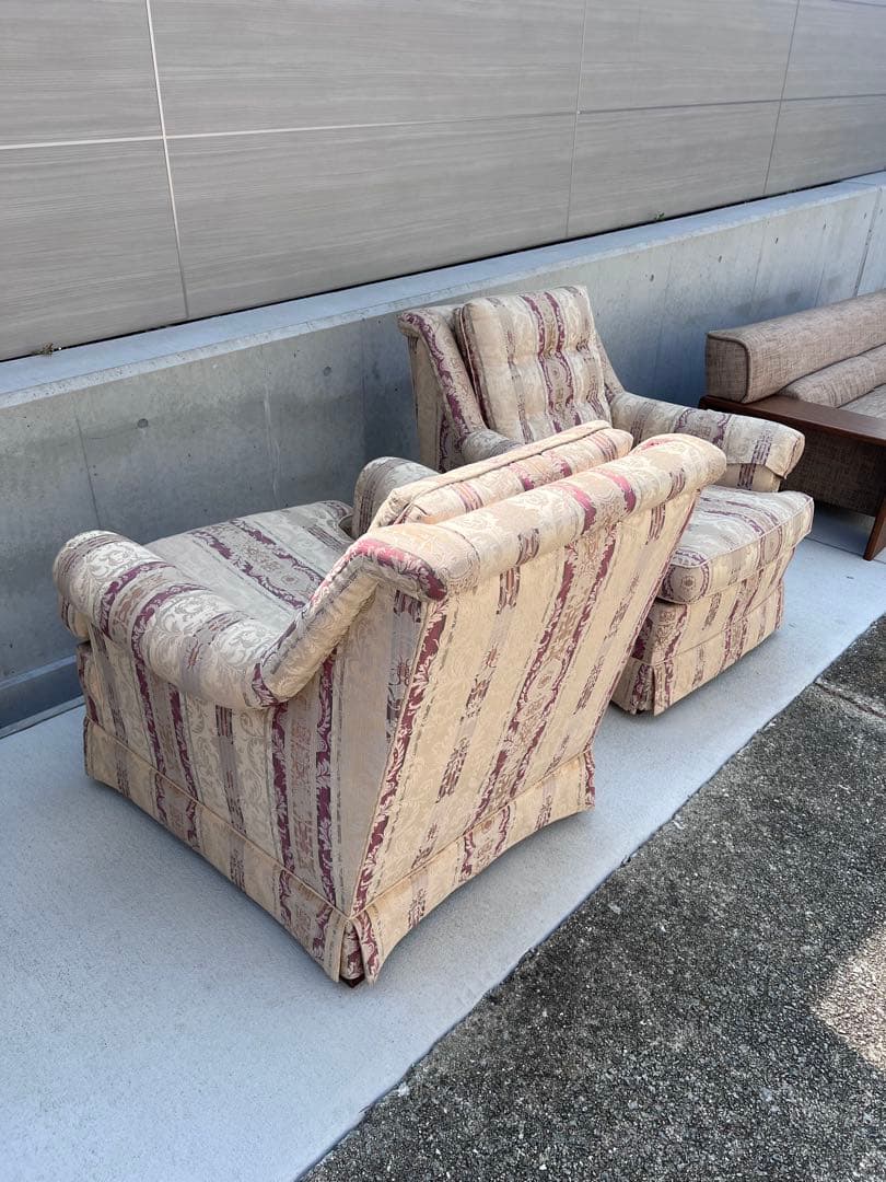 ドレクセル　ソファ　染み有り（見えない部分）