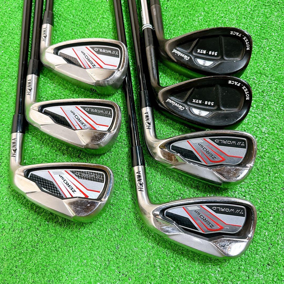 ホンマ ツアーワールド ゼロ SP 右 ゴルフセット 13本 SR S