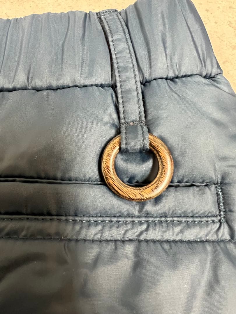 新品タグ付き HERG1 エルグワン スカート ネイビー/Mサイズ 秋冬 中綿