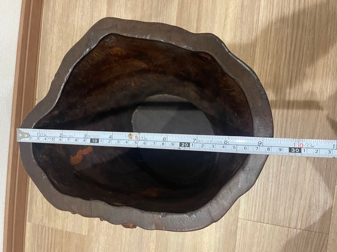 火鉢　筆筒　掛軸入れ　大振り　骨董　古美術　アンティーク　中国　古玩　木製