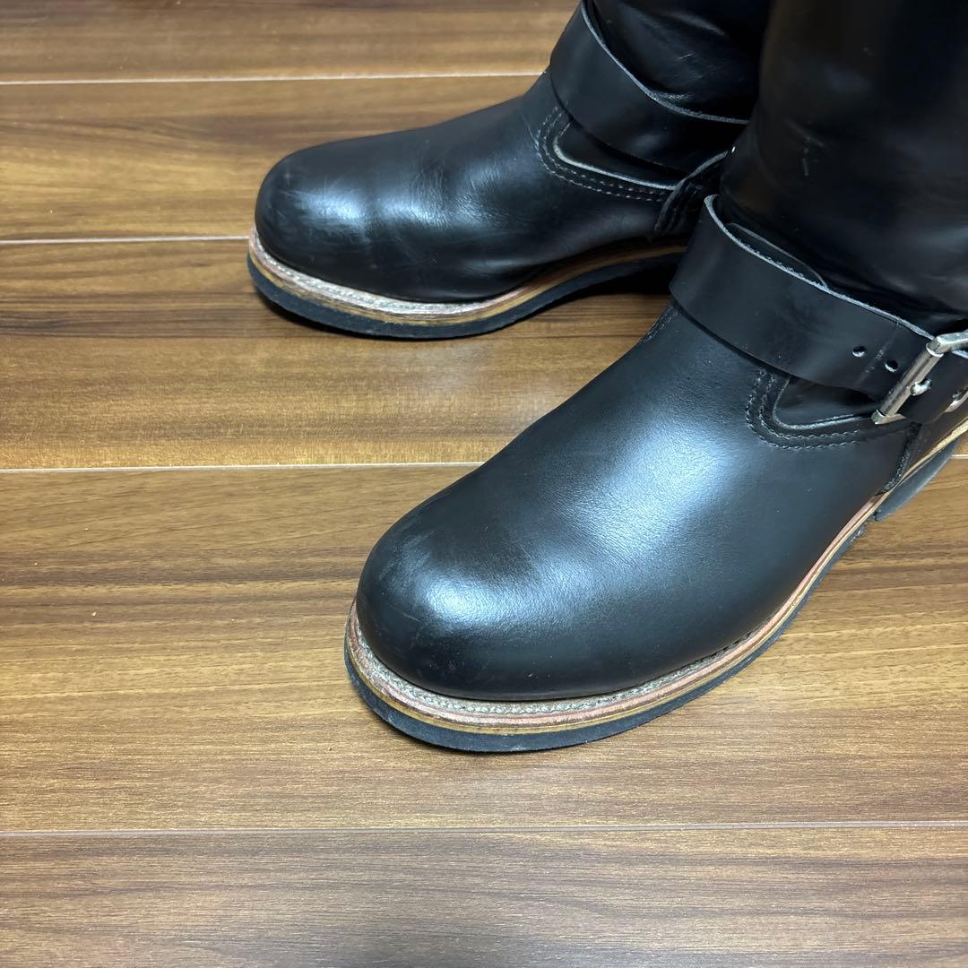 レッドウイング2268エンジニア黒ブラッククローム【8D 26センチ7年良品】