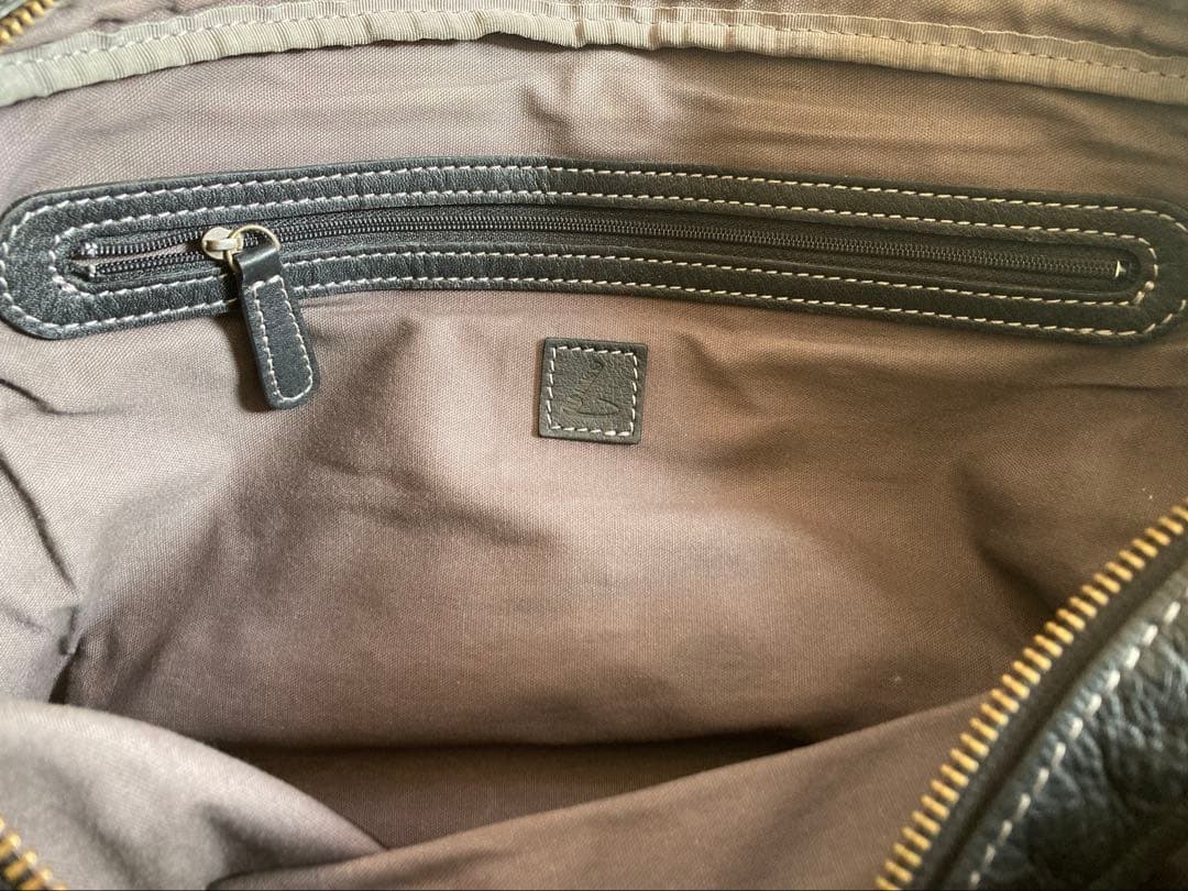 土屋鞄『プロータ』防水ジッパーソフトブリーフ 黒 防水レザー