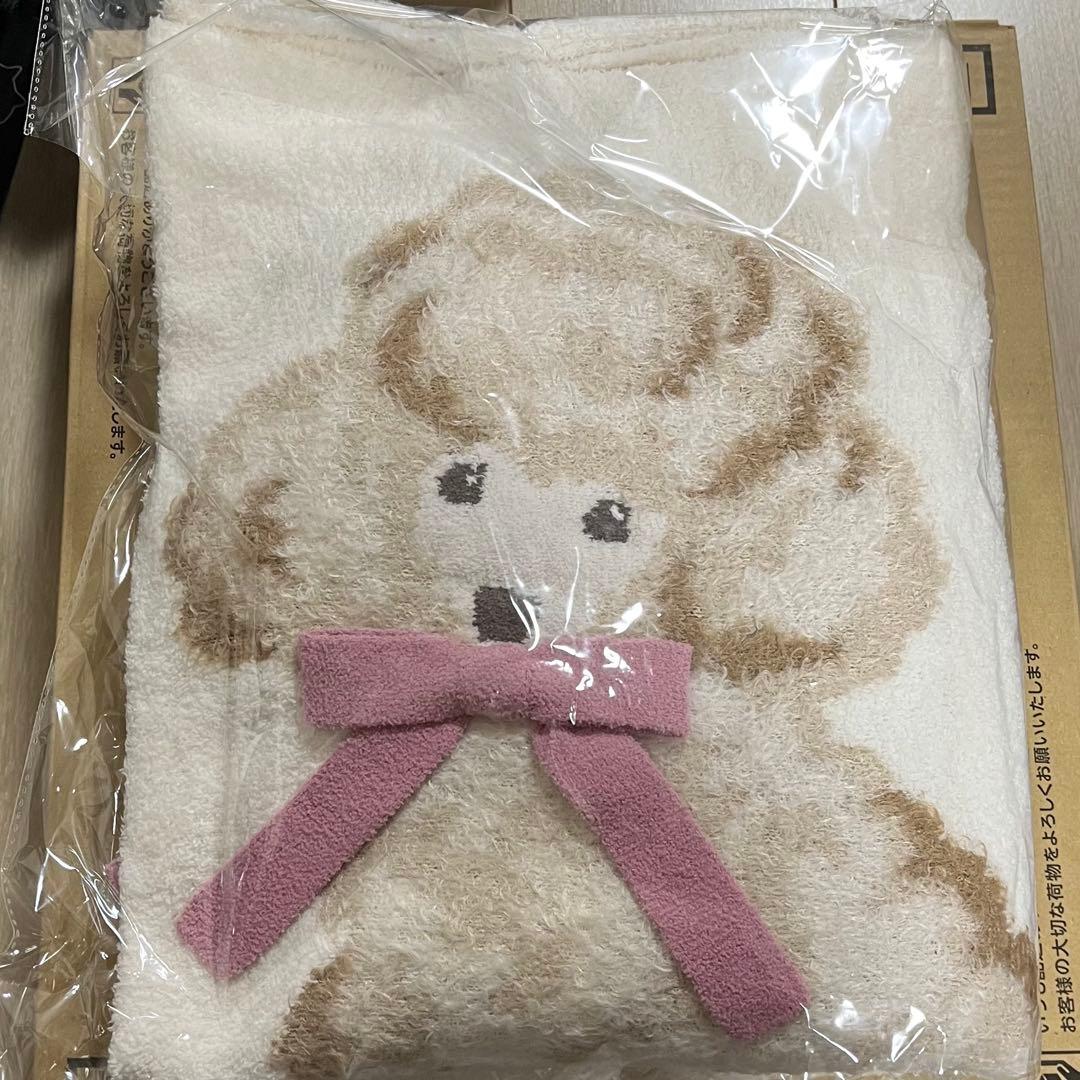 新品　ジェラートピケ　gelato pique プードルジャガードプランケット