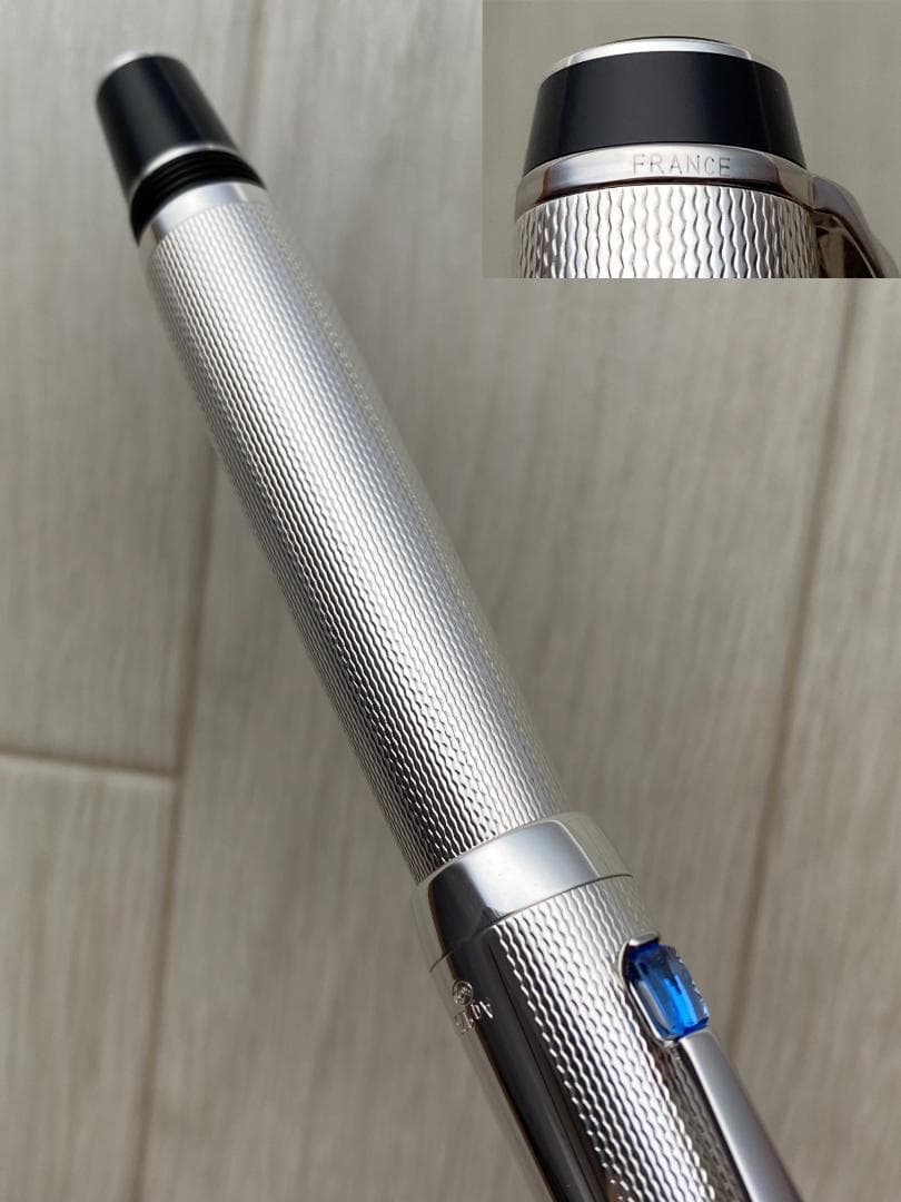 未使用に近い フランス製 モンブラン ボエム ソリテールシルバー ローラーボール