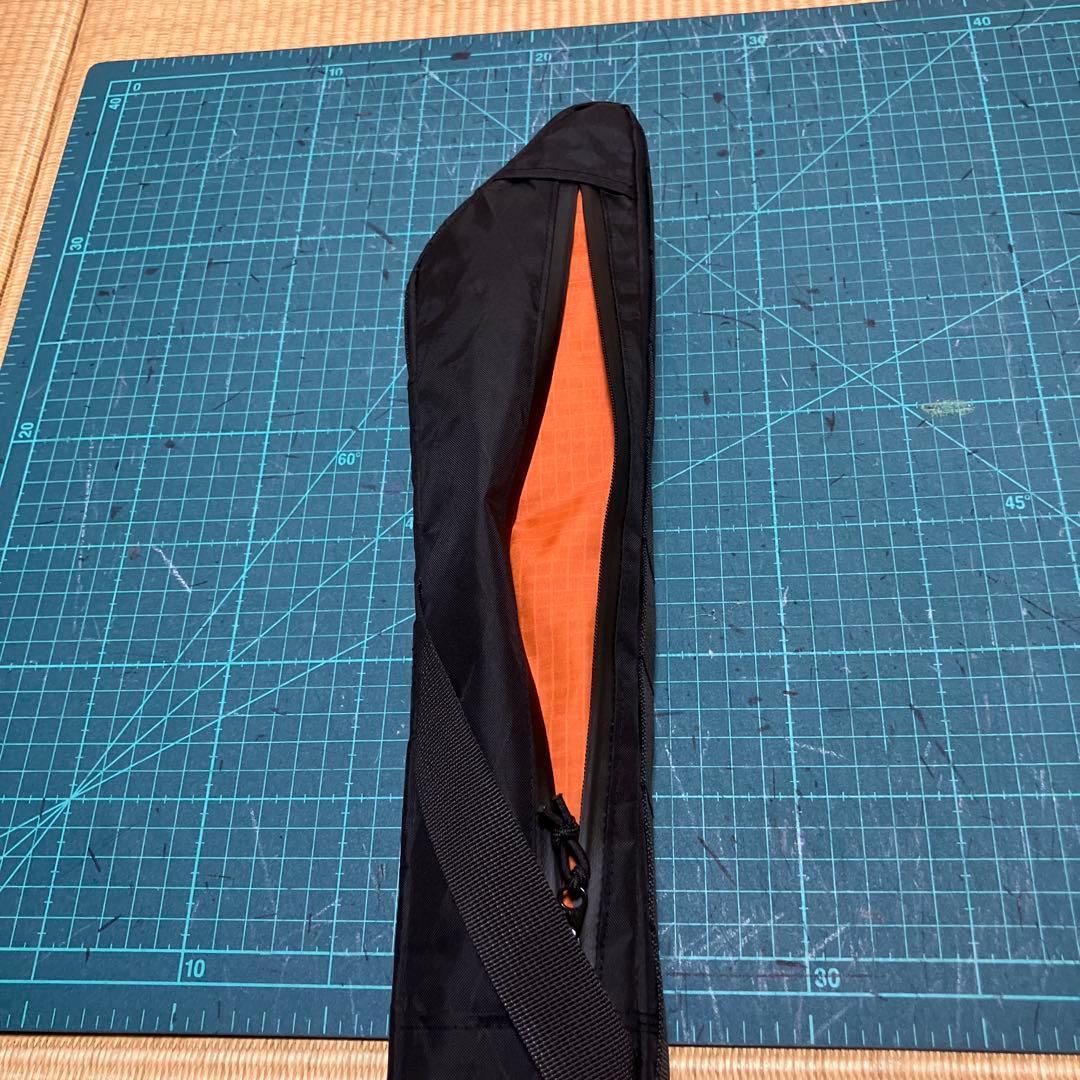 ハンドメイド　フレームバッグ　x-pac ブラック　42cm