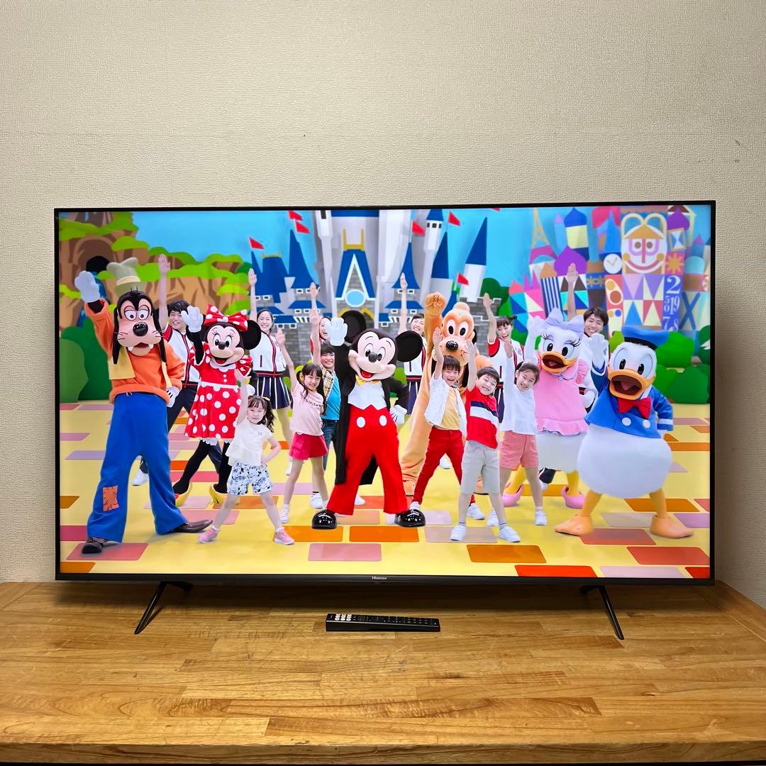 ハイセンス 65V型 4K 液晶テレビ 65E7H 動画配信アプリ動画 24年製