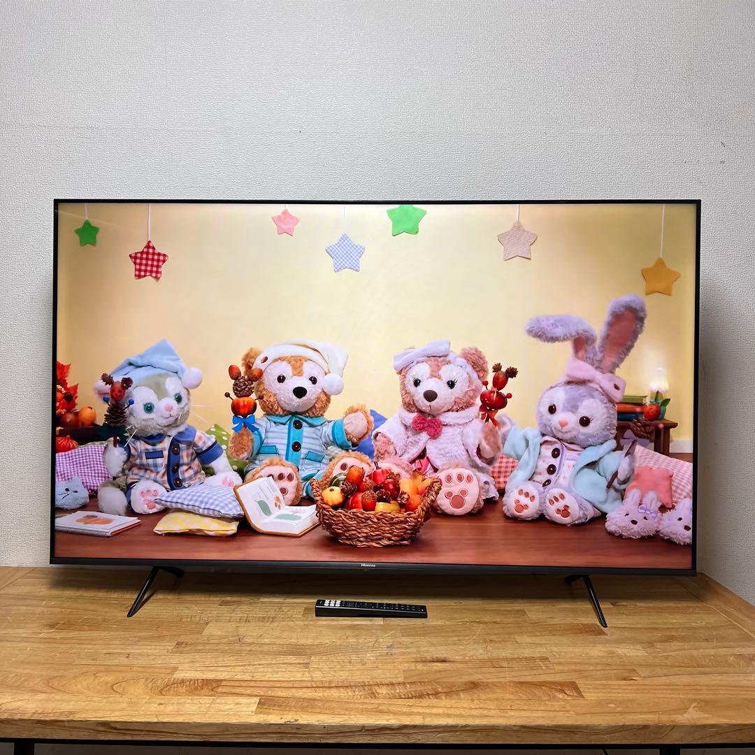 ハイセンス 65V型 4K 液晶テレビ 65E7H 動画配信アプリ動画 24年製