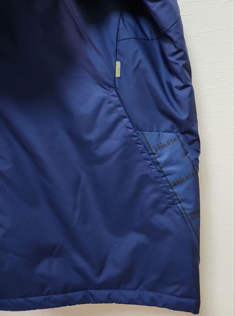 ATHLETA ネイビー ベンチコート M