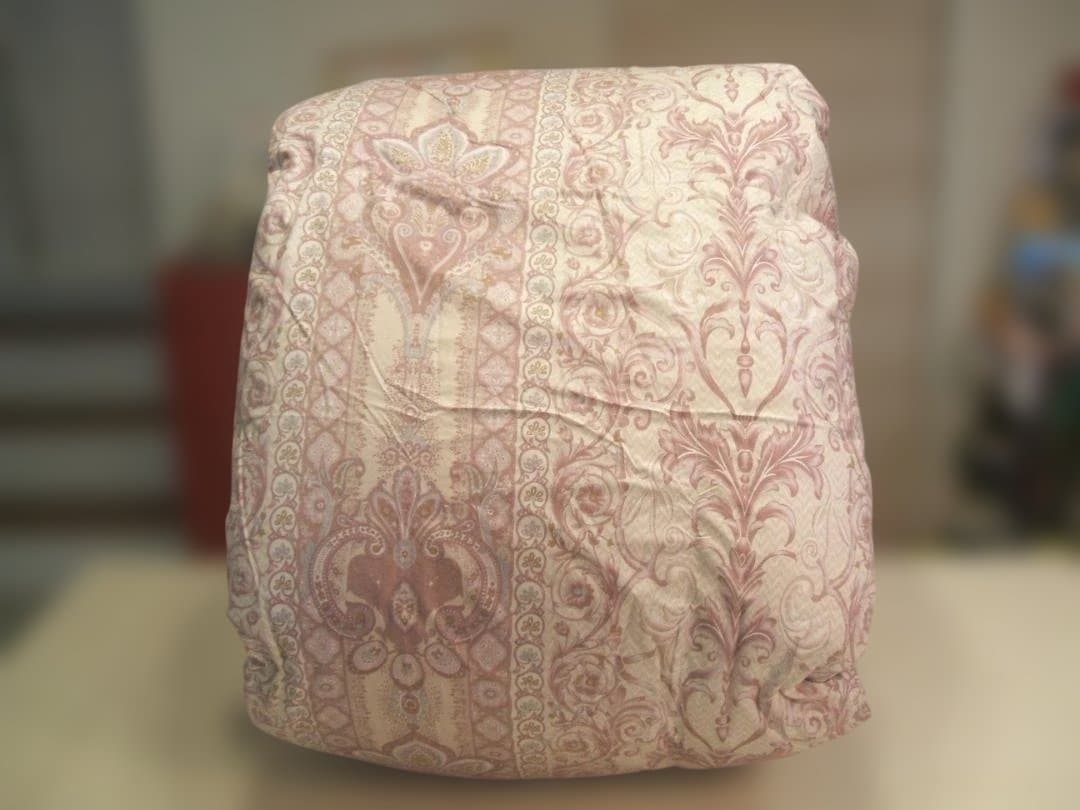 （ダブル）新品＊四つ星＊暖かアルミ加工超長綿生地＊フランス産ダウン増量＊羽毛布団