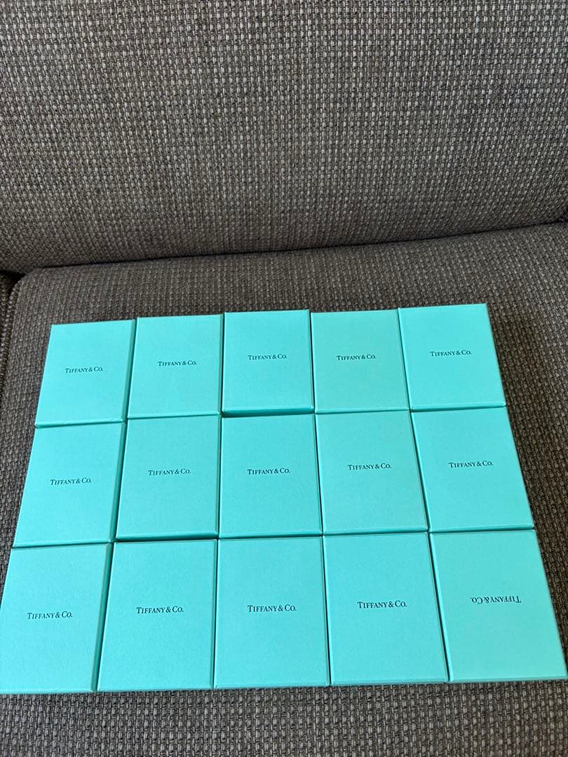国内旧型　美品ティファニー空箱　巾着15セット