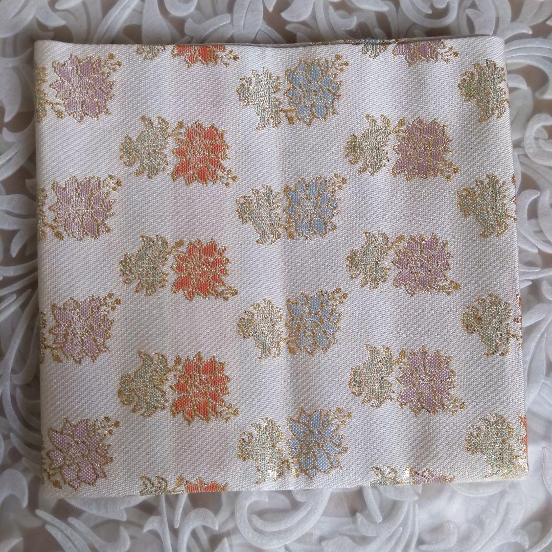 出し帛紗　【ほいよ！】　袋師︰土田友湖　草花文金襴　表千家　【匿名配送】