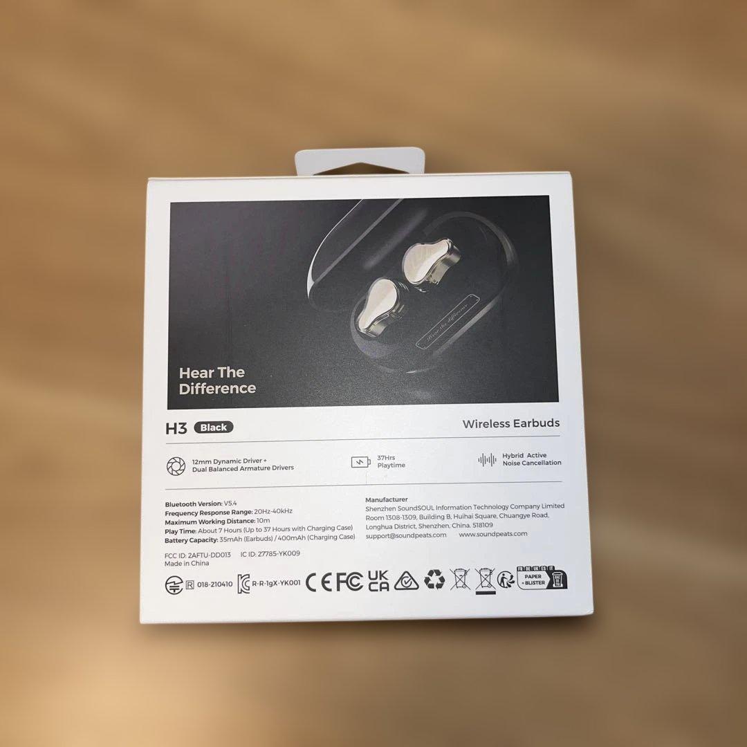 イヤホン Soundpeats H3