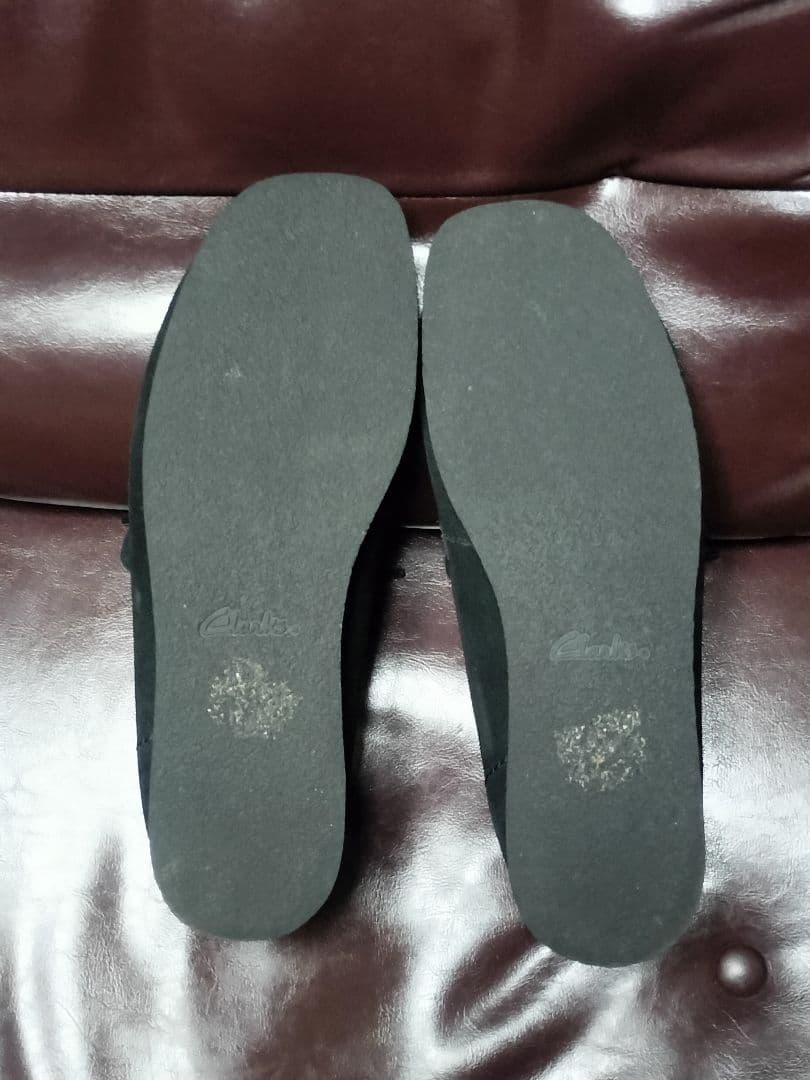 Clarks Wallabees EVO 黒スエード43 27cm ワラビー良品