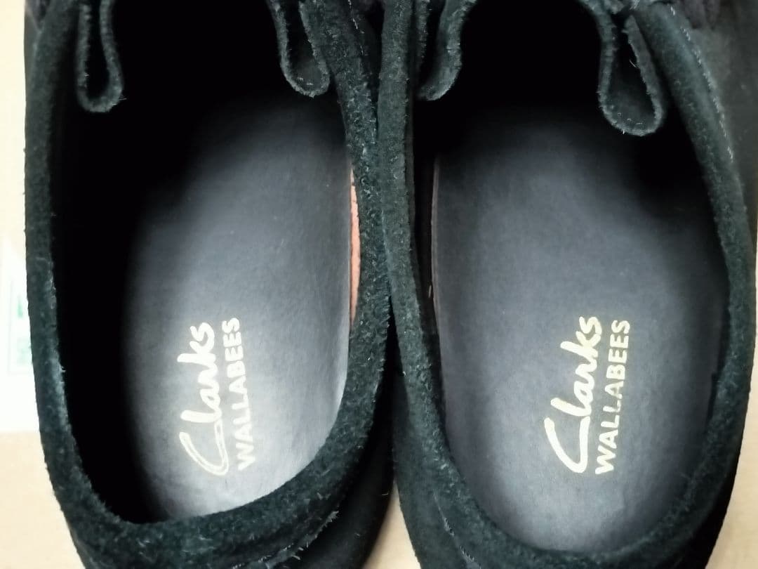 Clarks Wallabees EVO 黒スエード43 27cm ワラビー良品