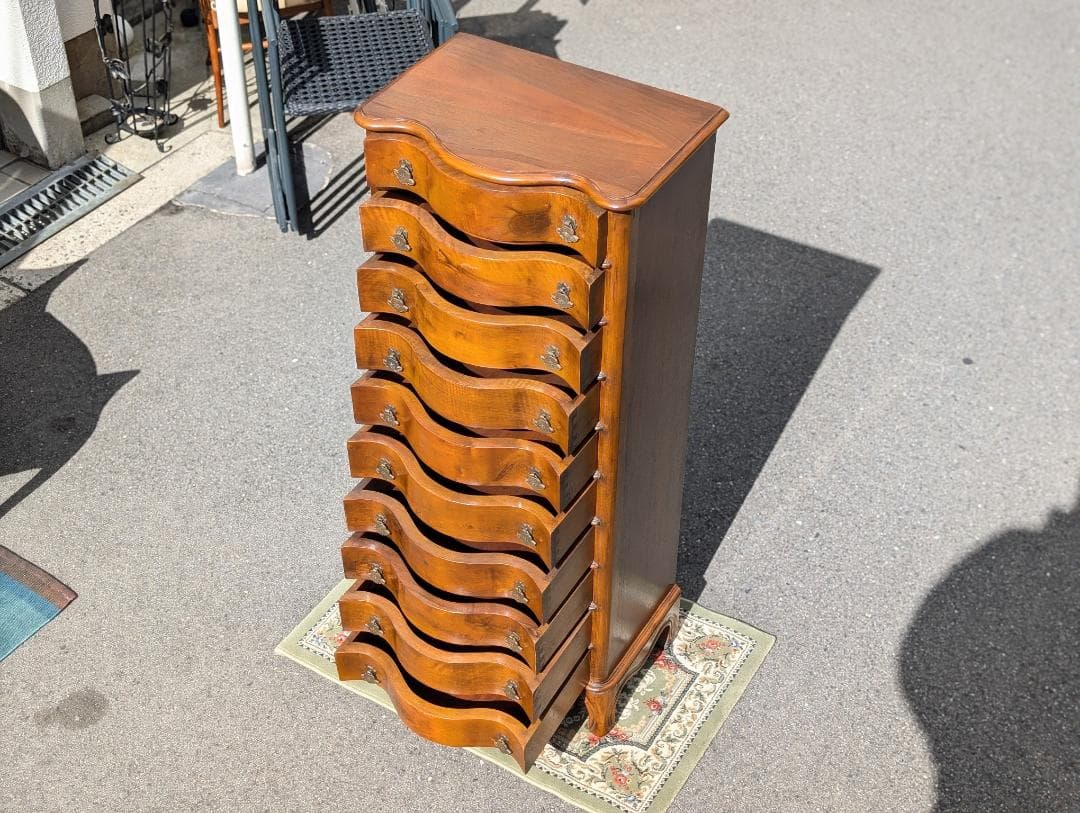 スペイン最高峰☆バロッサバレンティ社／トールチェスト／マホガニー材／IDC大塚