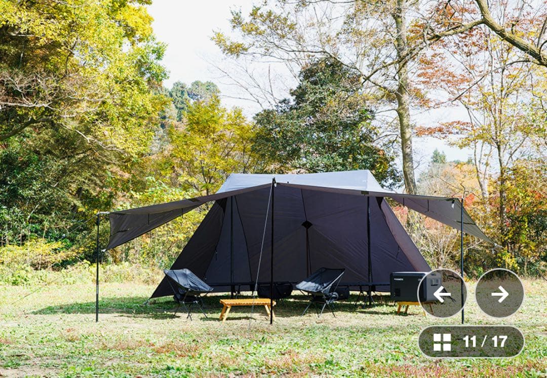 tent-Mark design BLACK SUMMIT GG8 タープテント