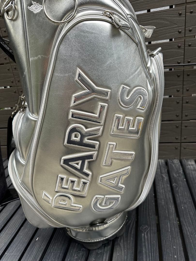 パーリーゲイツ　キャディバッグ限定品　希少シルバー