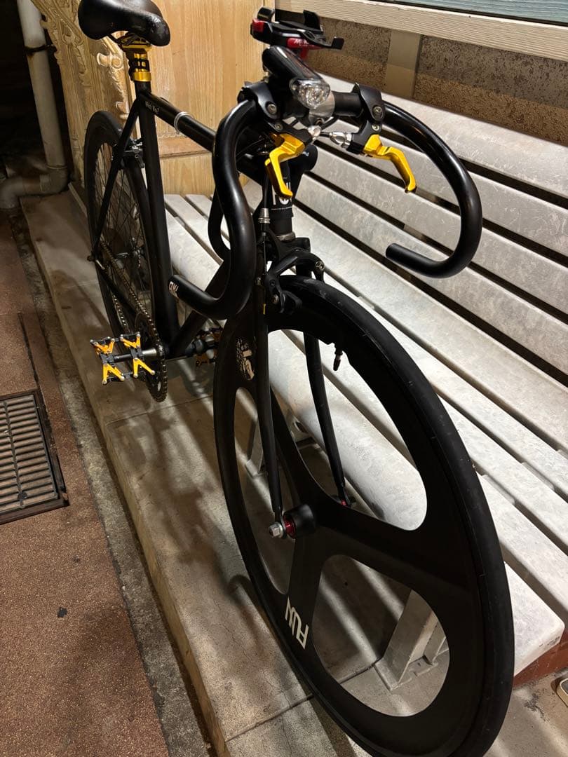 ブラック ピストバイク FUN