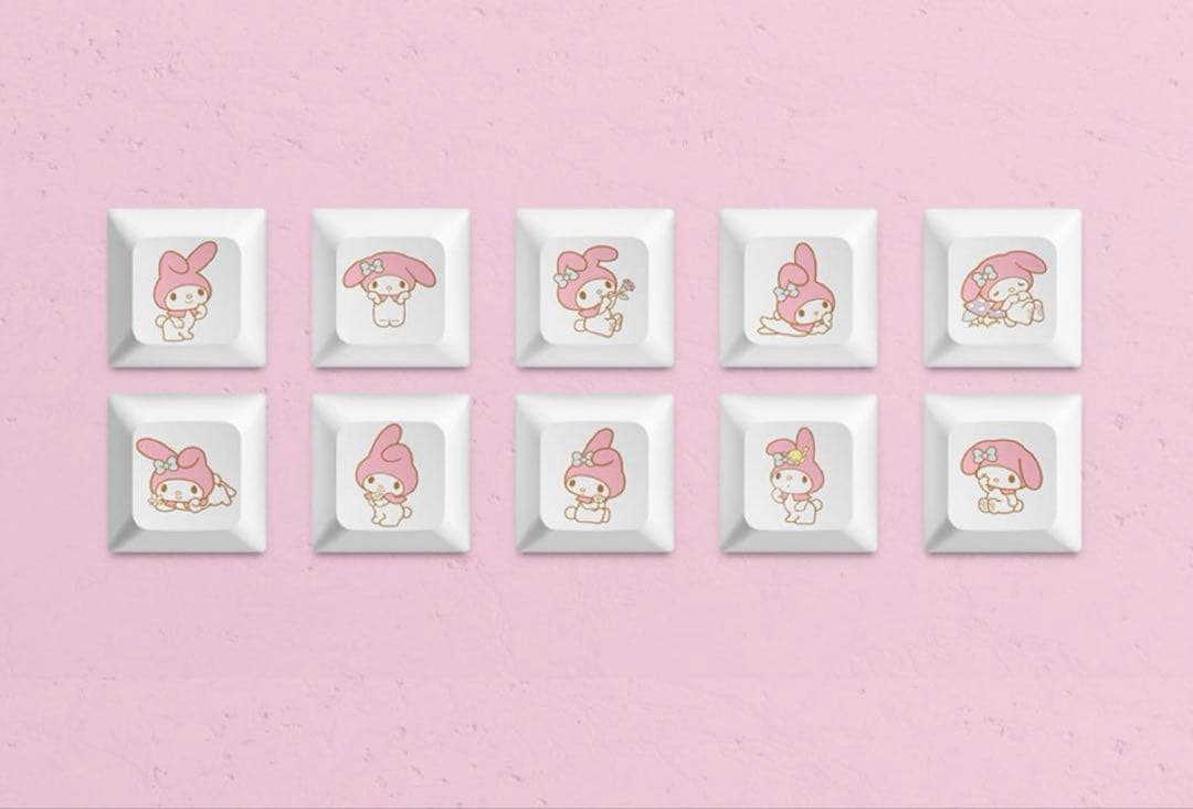 サンリオ　限定　マイメロディ　マイスイートピアノ　Akko 有線　キーボード