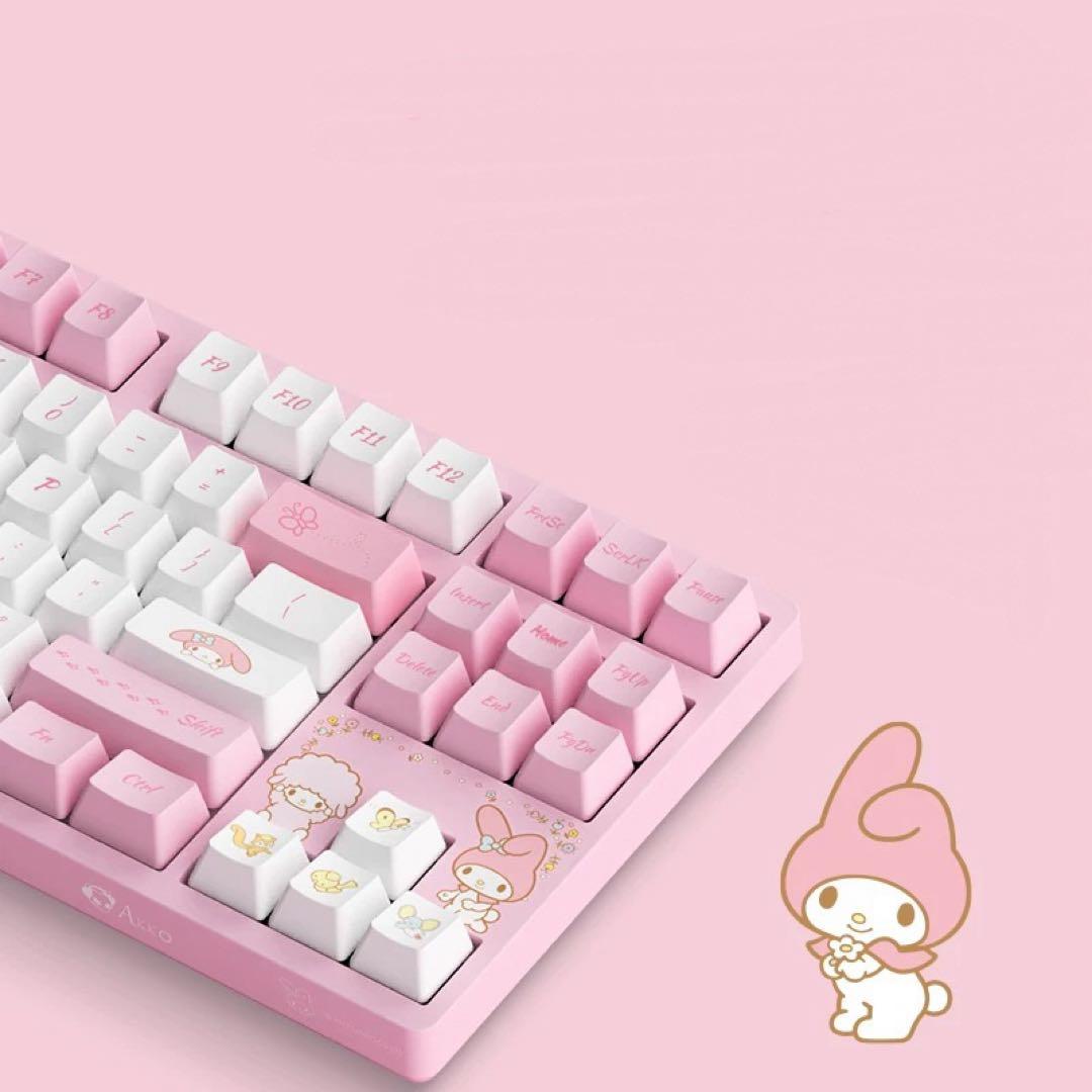 サンリオ　限定　マイメロディ　マイスイートピアノ　Akko 有線　キーボード